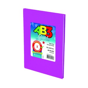 LAPRIDA CUADERNO ARAÑA LILA AB3 RAYADO T/D x 50hj